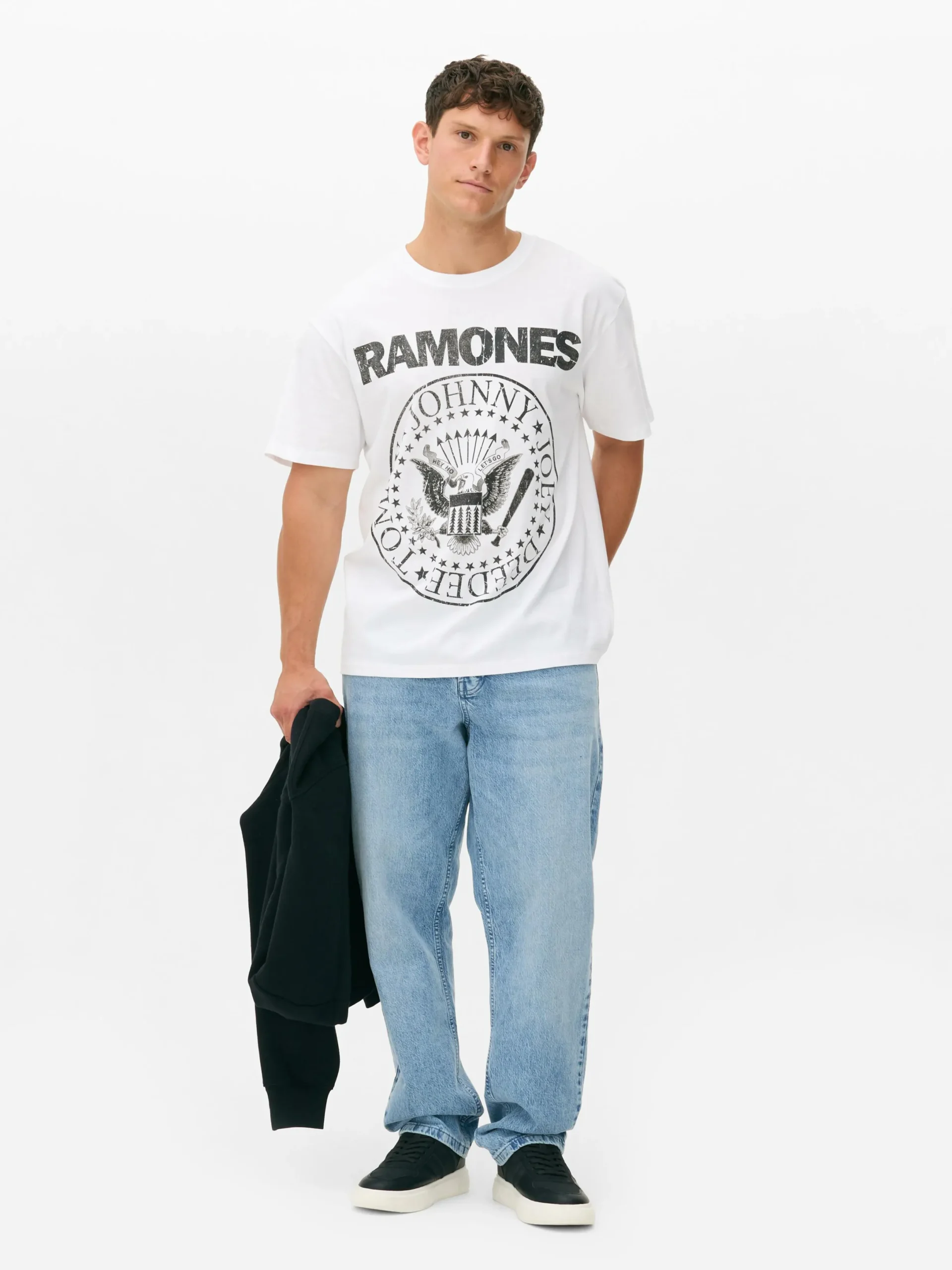 T-Shirts Et Sweat-Shirts À Motifs|Hauts Et T-Shirts|Primark T-shirt Ramones Tour Blanc
