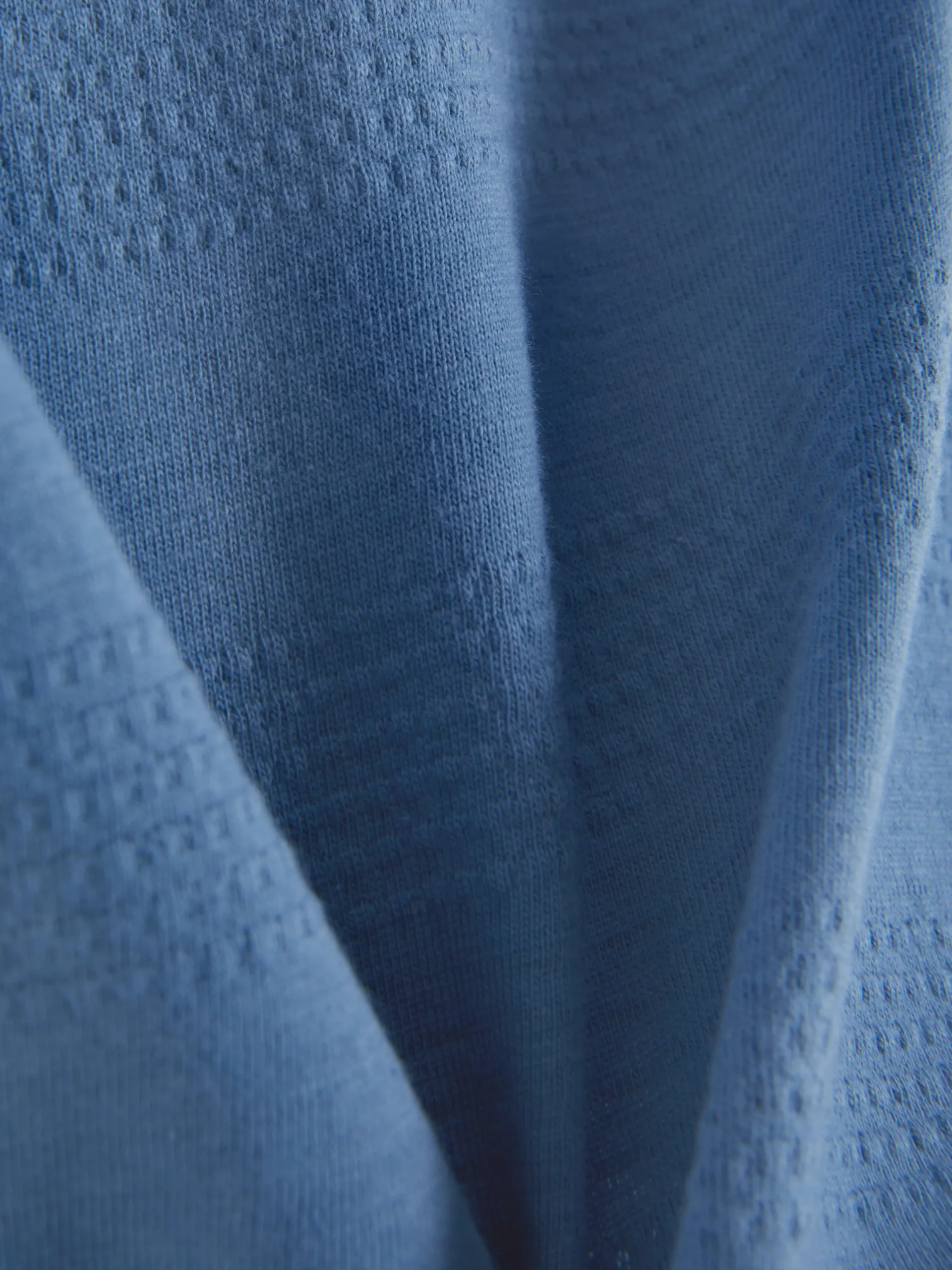 Hauts Et T-Shirts|Primark T-shirt Rayé Texturé à Manches Longues Bleu