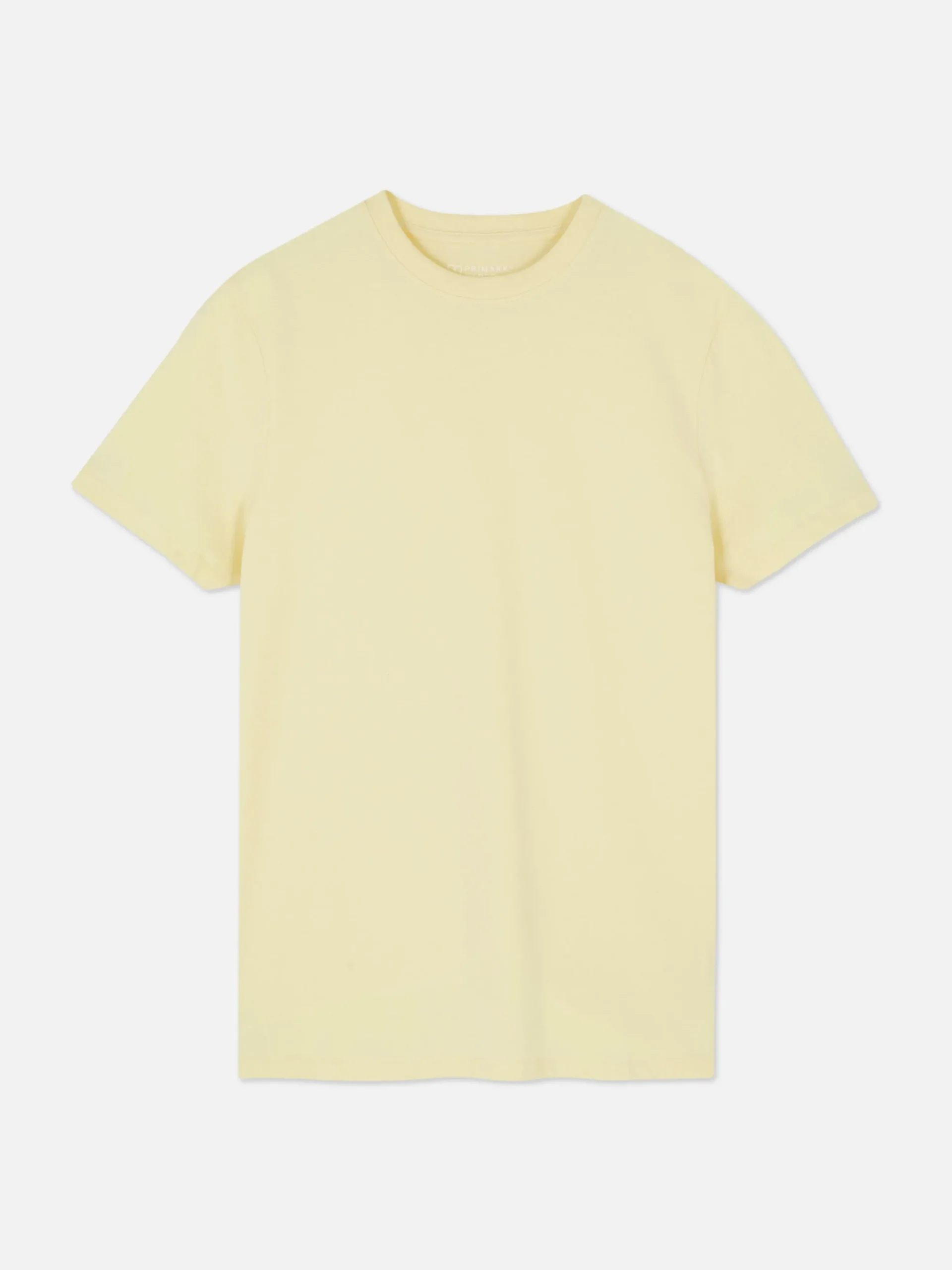 Hauts Et T-Shirts|Primark T-shirt Stretch Classique Jaune