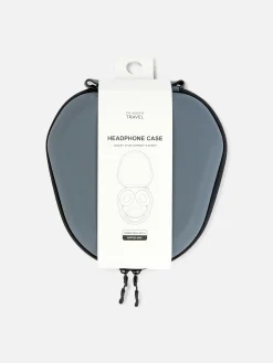 Casques Audio|Primark Étui De Voyage Zippé Pour écouteurs Gris foncé