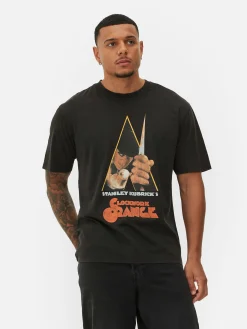 Tout Halloween|Hauts Et T-Shirts|Primark Un T-shirt Graphique Orange Mécanique Noir