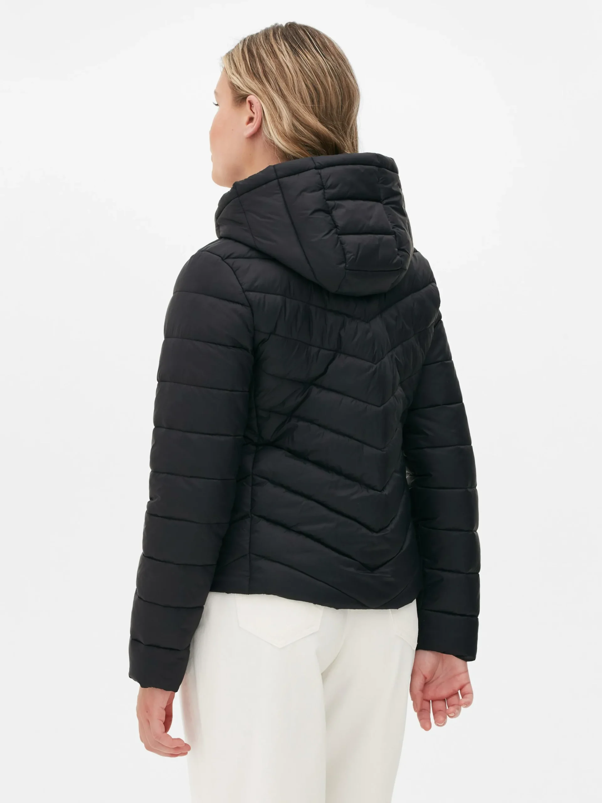 Manteaux Et Vestes|Primark Une Doudoune Rembourrée à Capuche Super Légère Noir 2