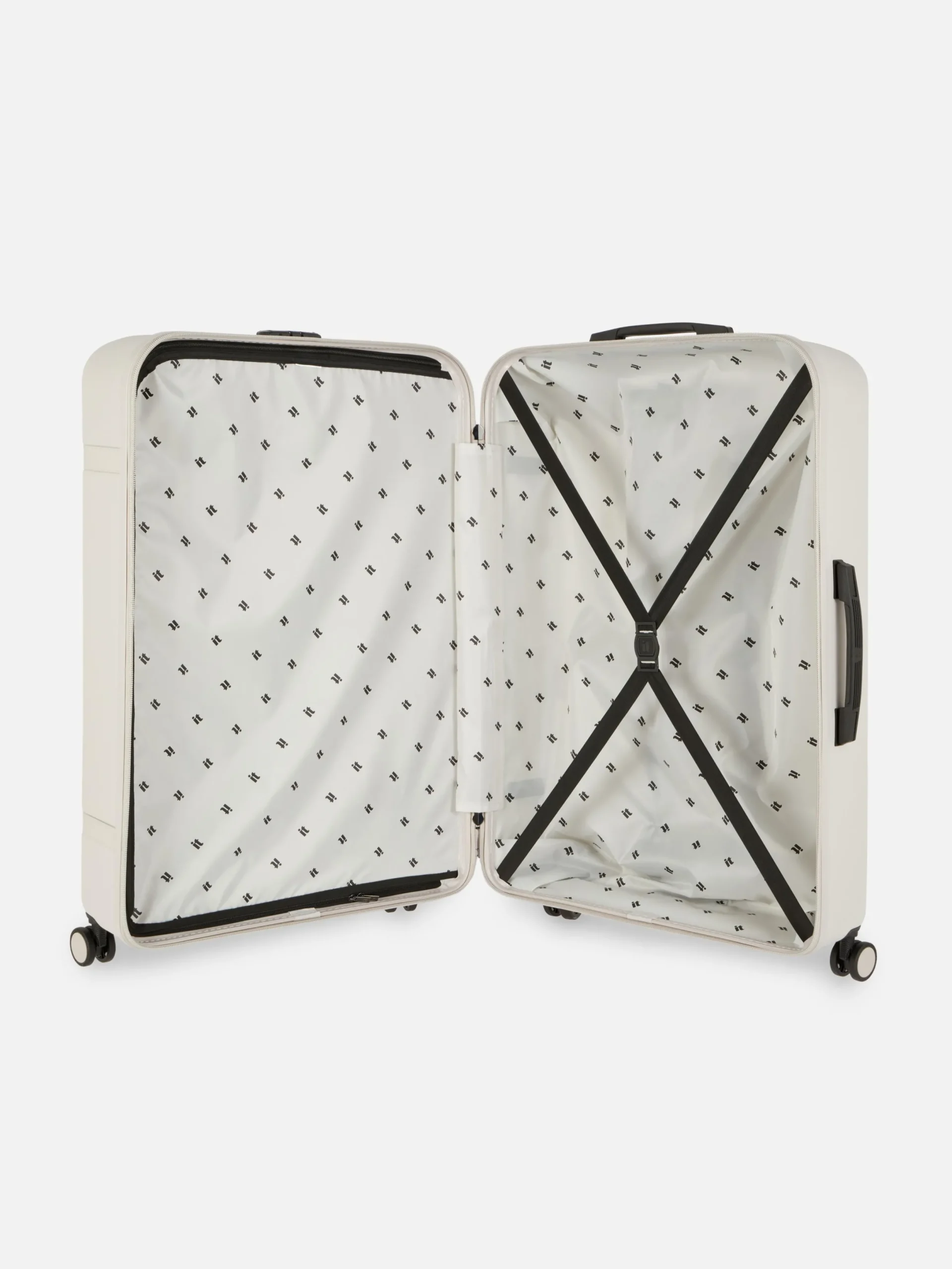 Valises Et Bagages|Primark Valise Striée à 8 Roulettes It Luggage Crème