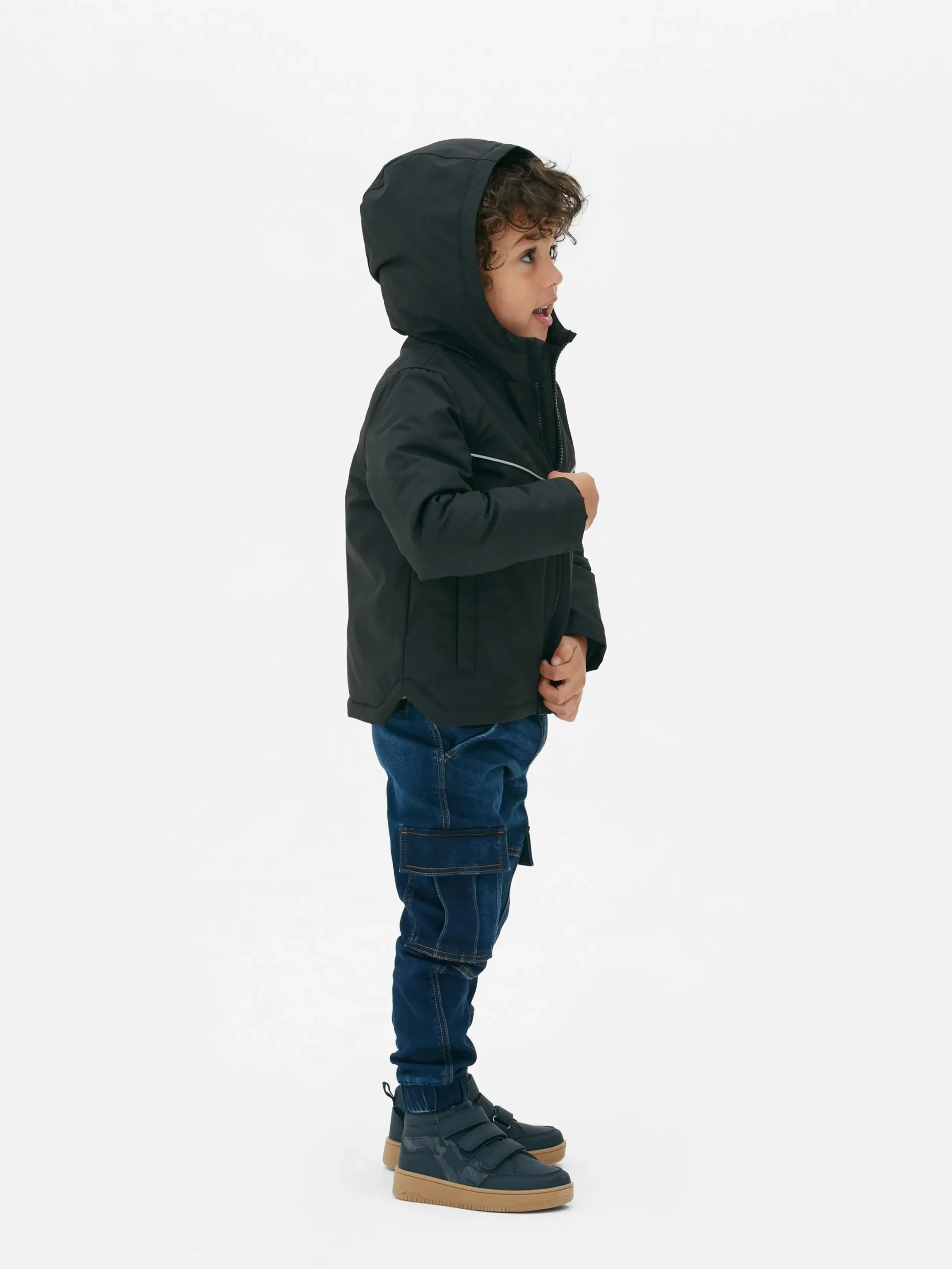 Manteaux Et Vestes|Primark Veste Coupe-vent Garçon Noir