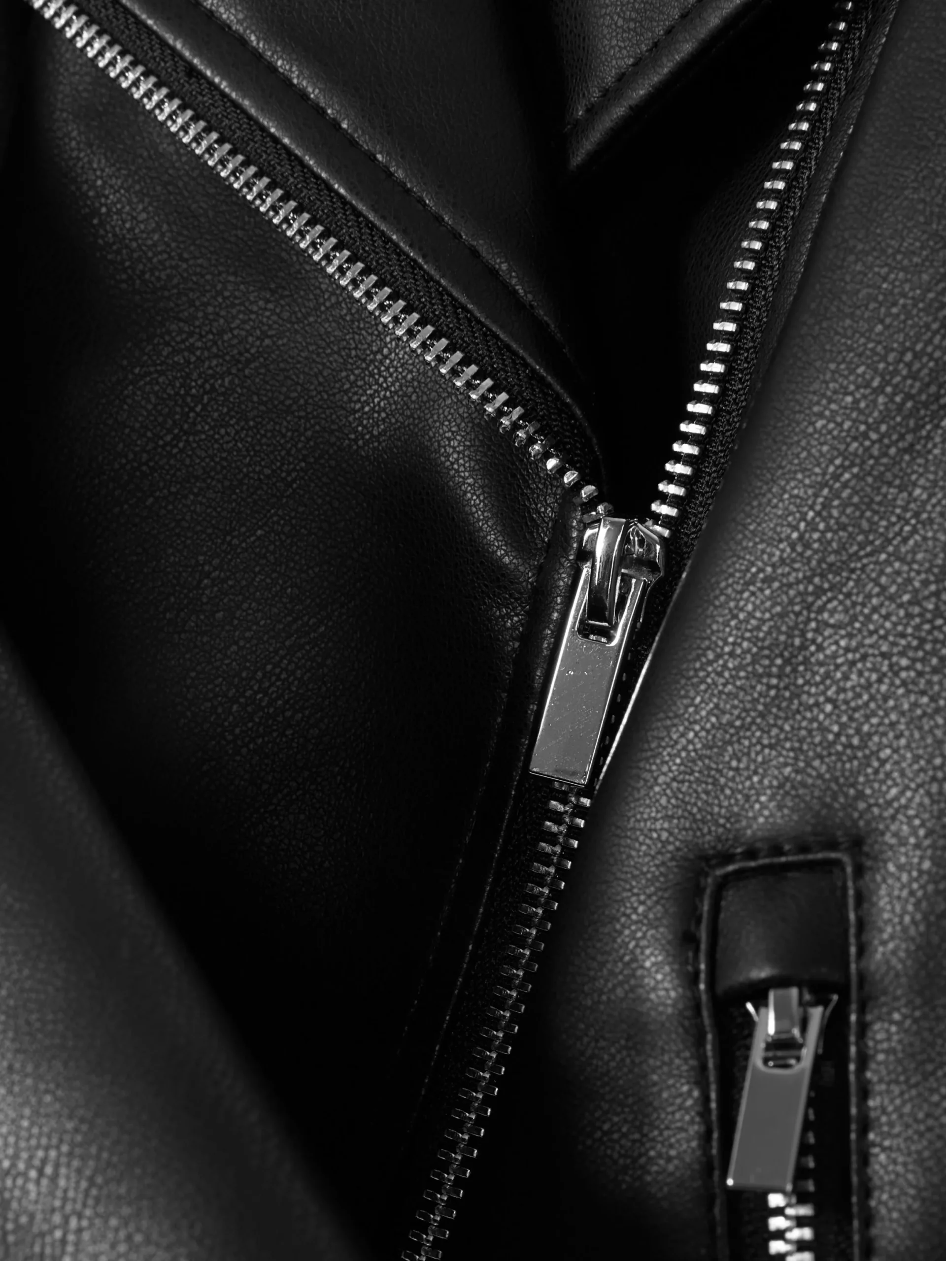 Manteaux Et Vestes|Primark Veste De Motard En Simili Cuir Noir