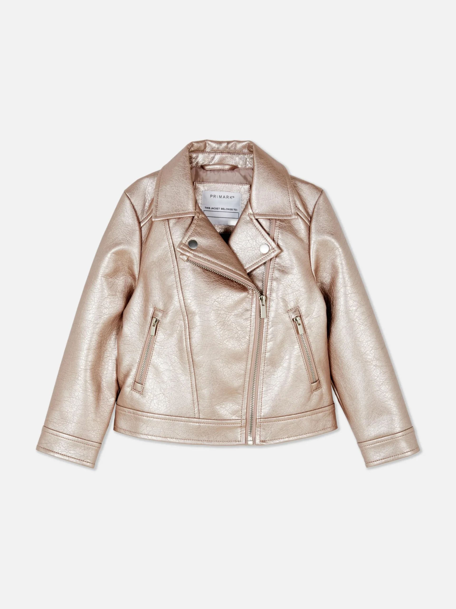 Manteaux Et Vestes|Primark Veste De Motard Métallisée Rose