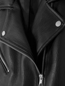 Manteaux Et Vestes|Primark Veste De Motard Texturée Noir
