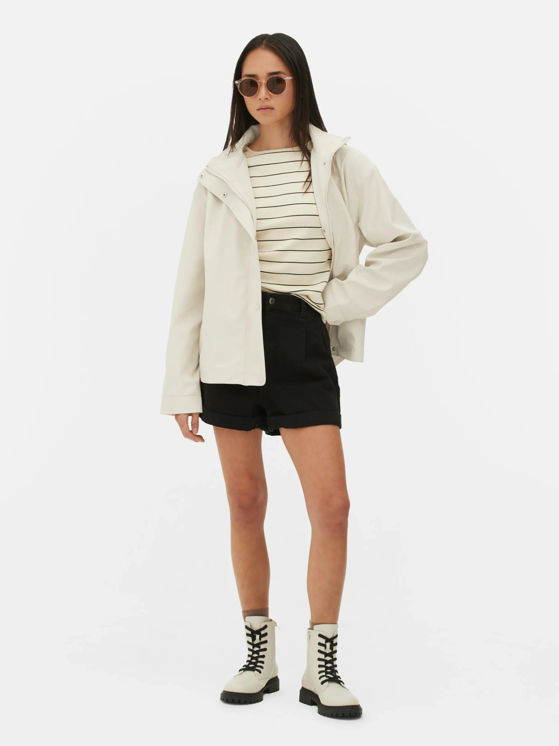 Manteaux Et Vestes|Primark Veste De Pluie à Capuche Naturel