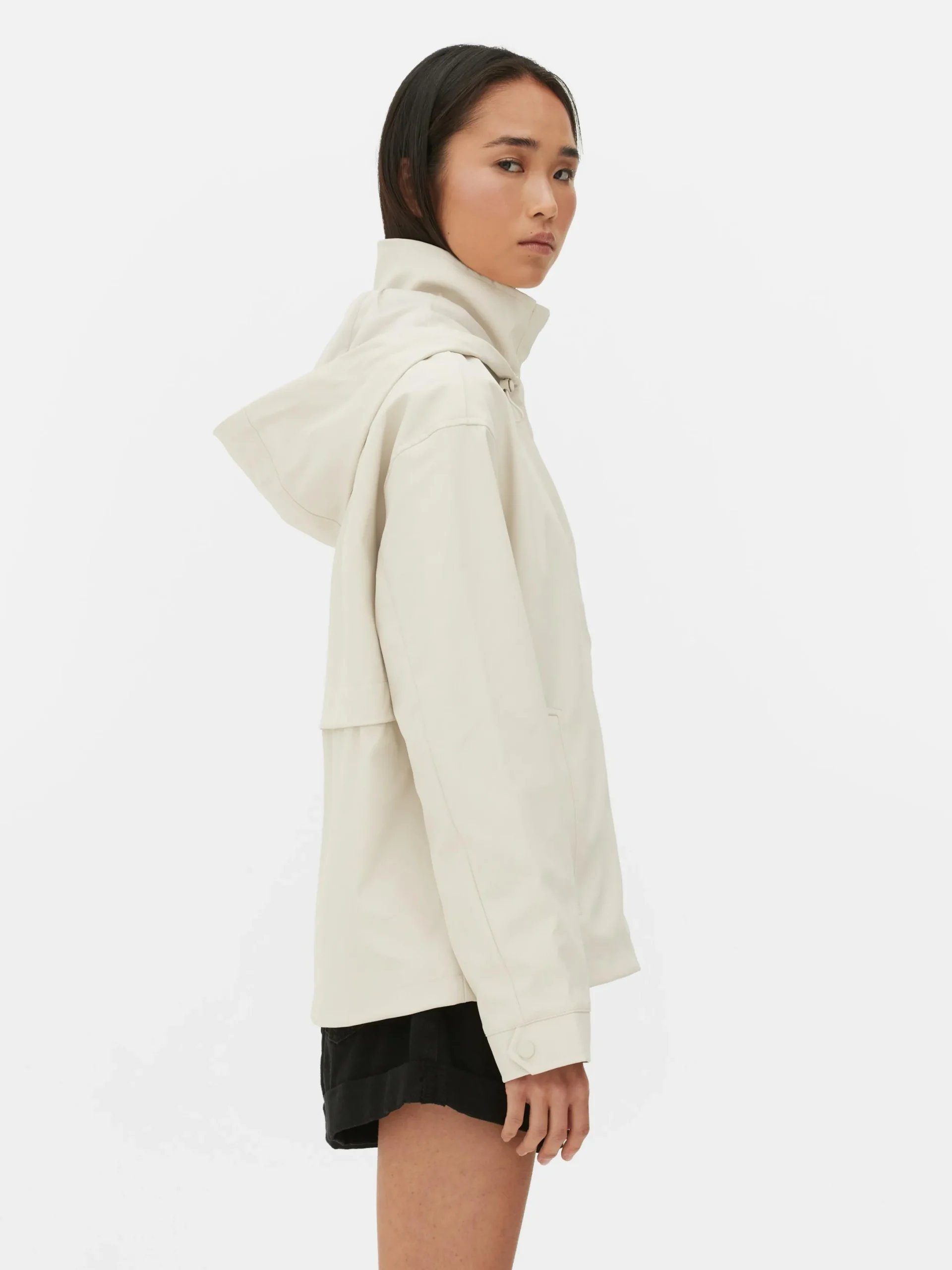 Manteaux Et Vestes|Primark Veste De Pluie à Capuche Naturel