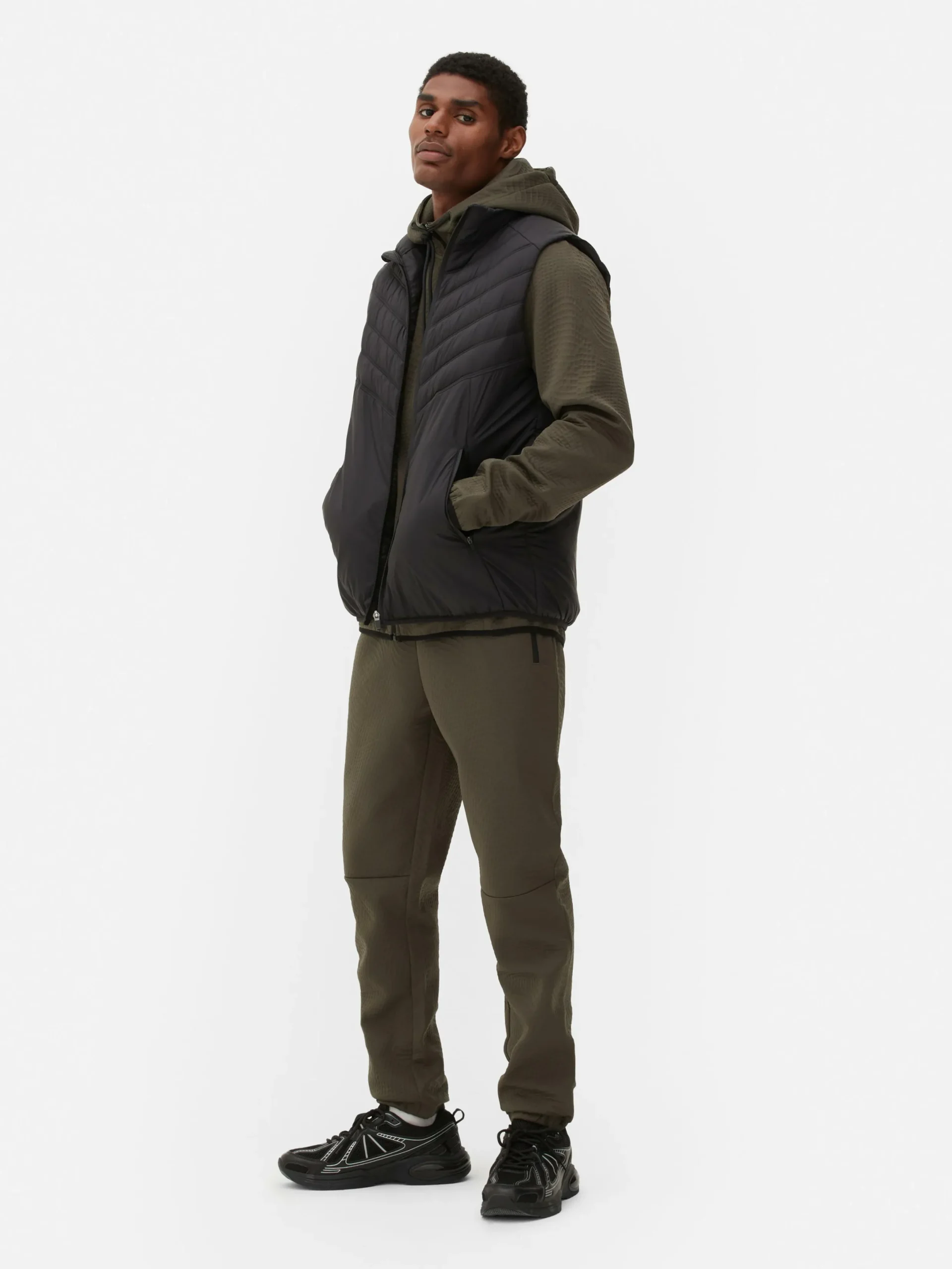 Manteaux Et Vestes|Vêtements De Sport|Primark Veste De Sport Matelassée Sans Manches Noir