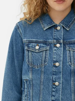 Denim|Manteaux Et Vestes|Primark Veste En Jean Bleu moyen
