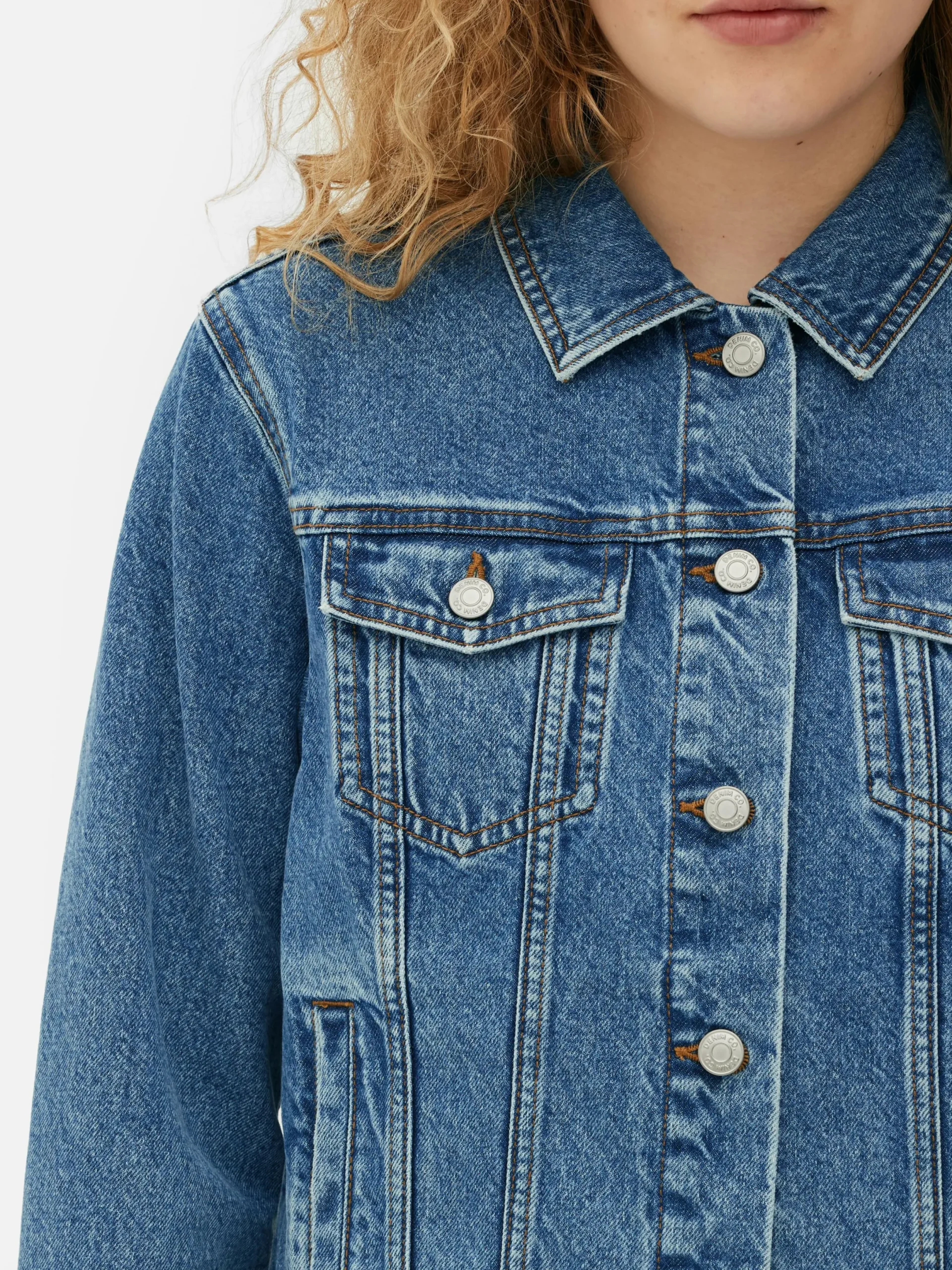 Denim|Manteaux Et Vestes|Primark Veste En Jean Bleu moyen