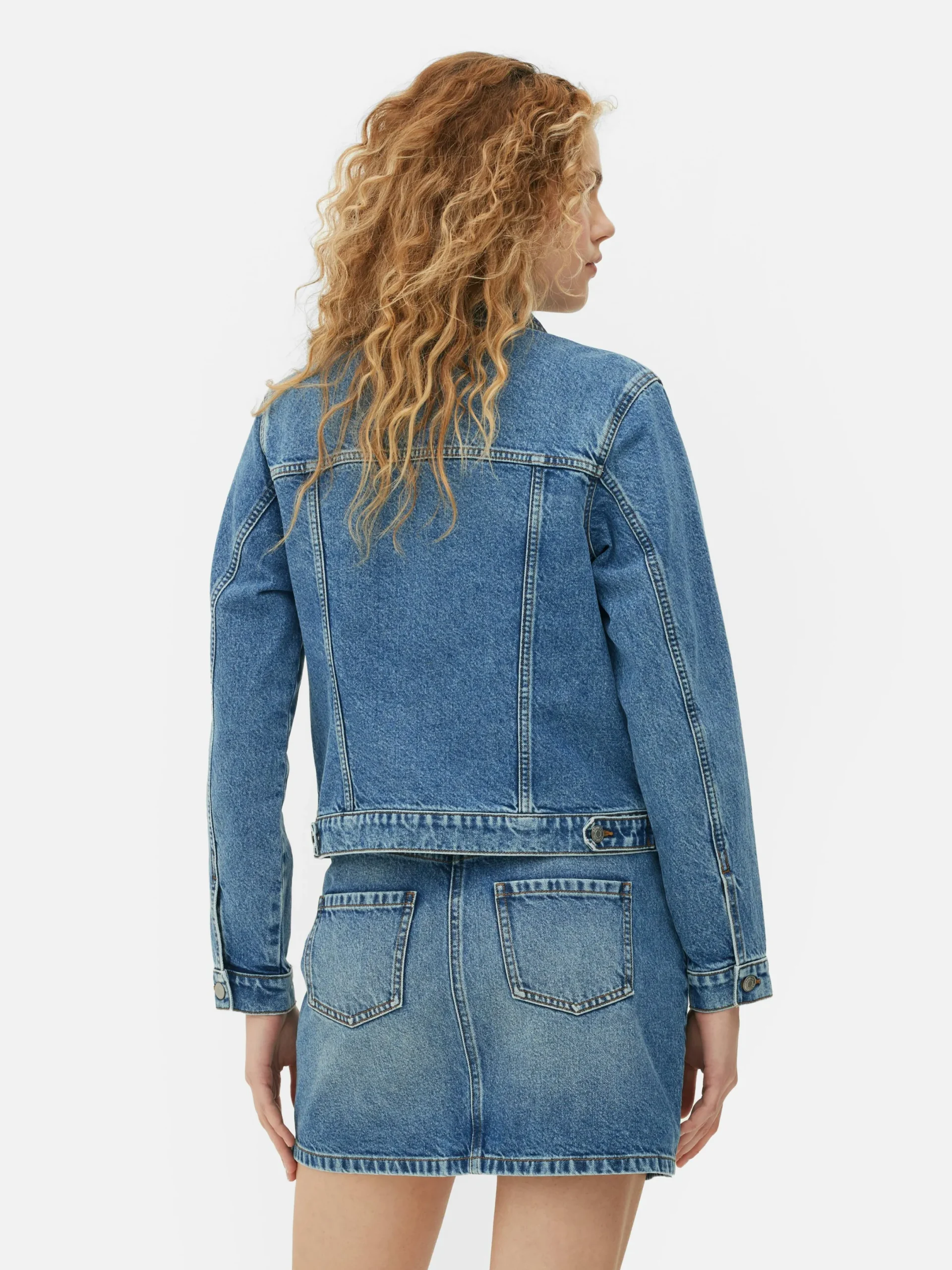 Denim|Manteaux Et Vestes|Primark Veste En Jean Bleu moyen