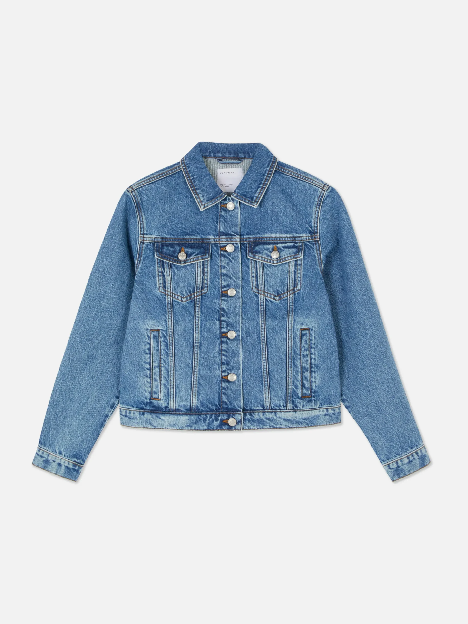 Denim|Manteaux Et Vestes|Primark Veste En Jean Bleu moyen
