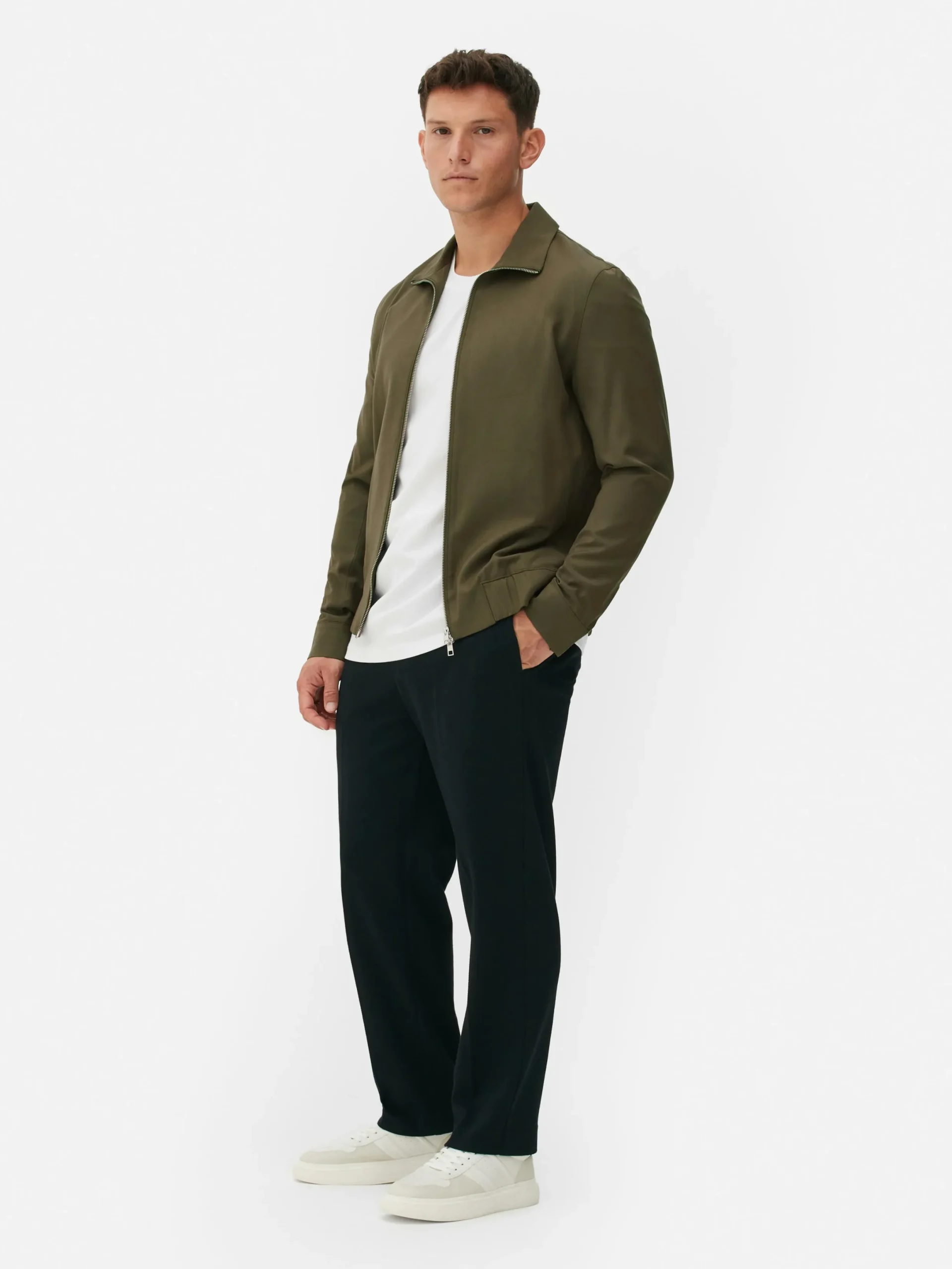 Manteaux Et Vestes|Primark Veste Harrington Kem Marron