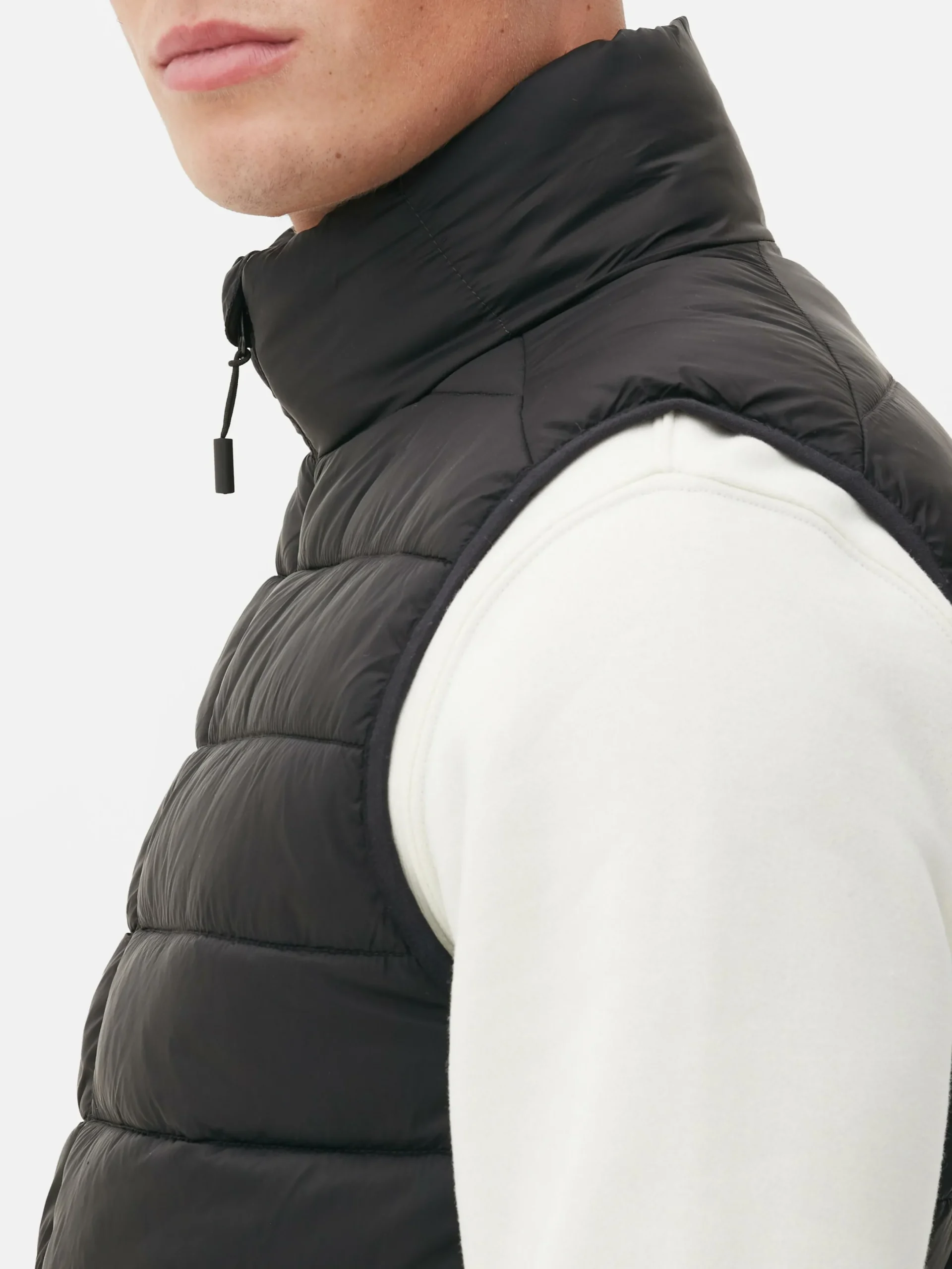 Manteaux Et Vestes|Primark Veste Rembourrée Légère Sans Manches Noir