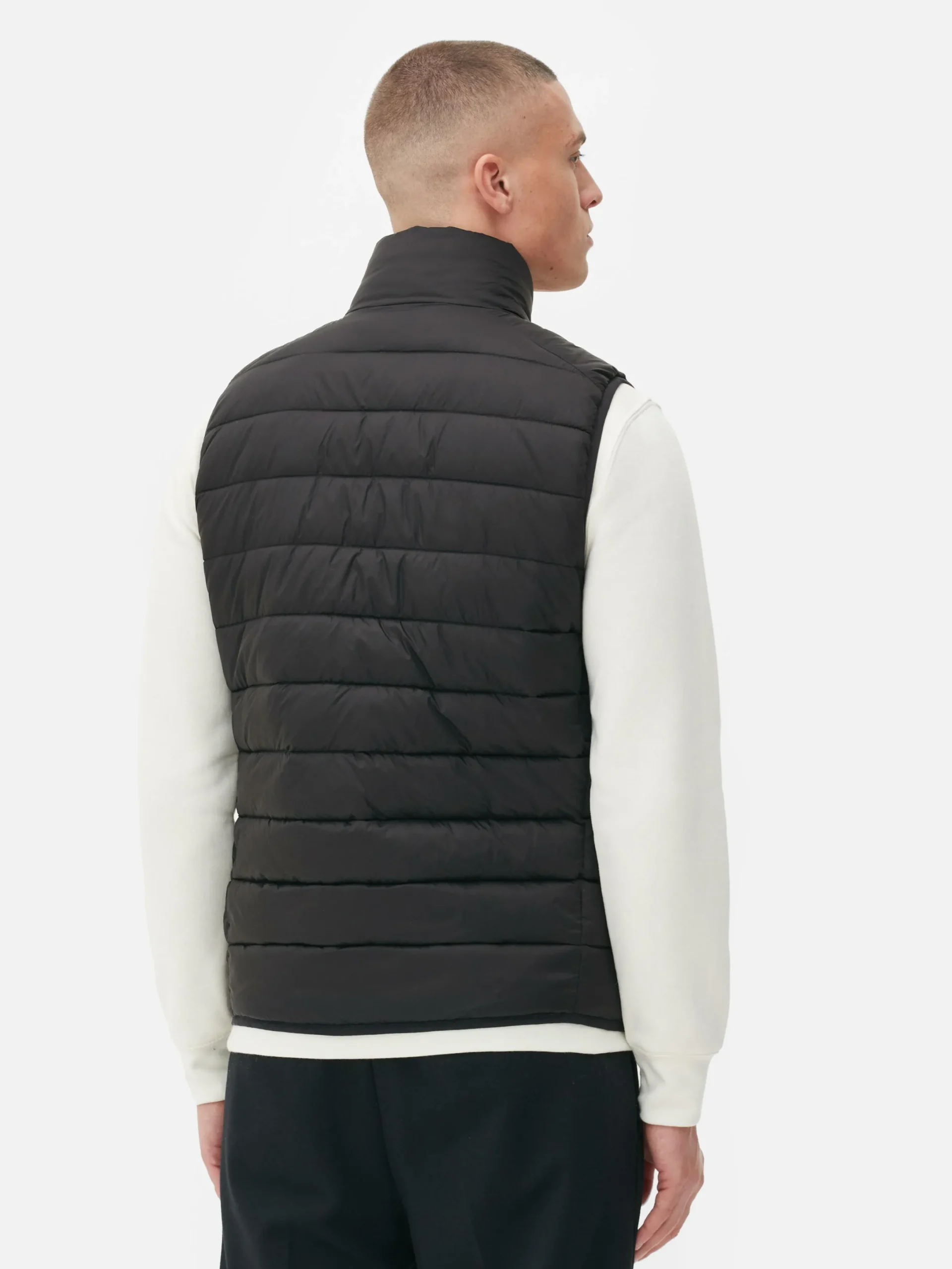 Manteaux Et Vestes|Primark Veste Rembourrée Légère Sans Manches Noir