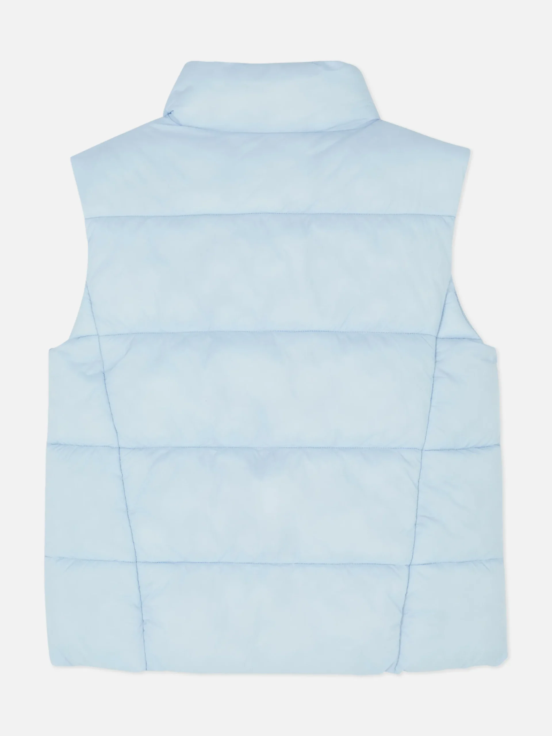 Manteaux Et Vestes|Primark Veste Zippée Sans Manches Bleu